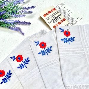 Artisan farmhouse table mats or napkins w prairie country peasant colonial time